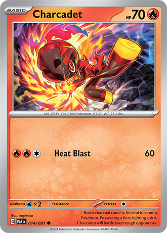 014/091 Charcadet / Basic / Common (Paldean Fates) English card