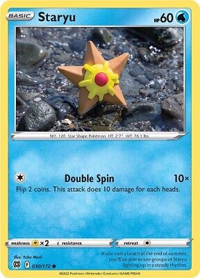 030/172 Staryu / Basic / Common (Brilliant Stars) English card