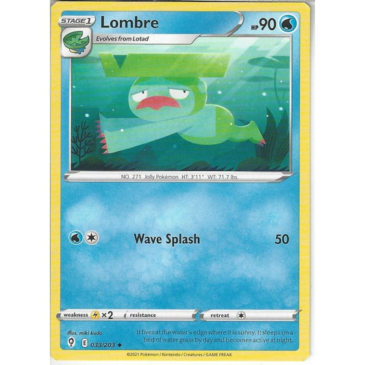 033/203 Lombre / Stage 1 / Uncommon (Evolving skies) English card