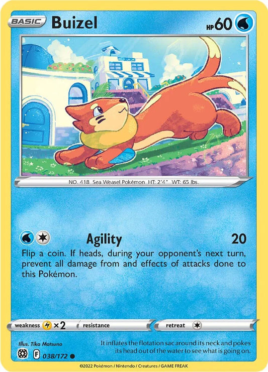 038/172 Buizel / Basic / Common (Brilliant Stars) English card