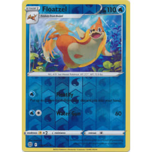 039/172 Floatzel (Reverse Holo) / Stage 1 / Uncommon (Brilliant Stars) English card