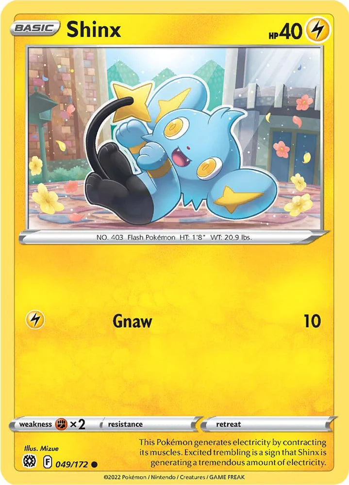 049/172 Shinx / Basic / Common (Brilliant Stars) English card