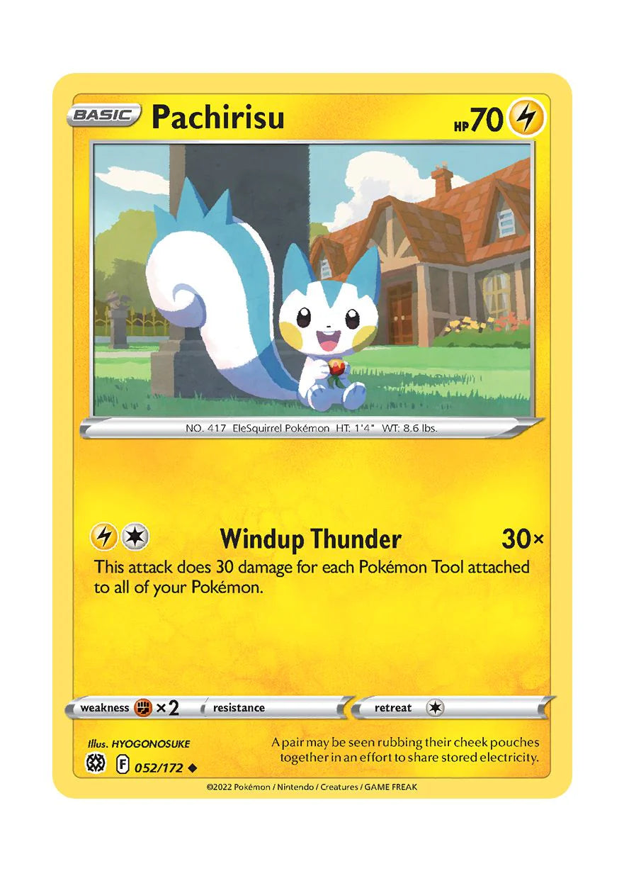 052/172 Pachirisu / Basic / Uncommon (Brilliant Stars) English card