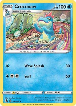 056/264 Croconaw / Stage 1 / Uncommon (Fusion Strike) English card