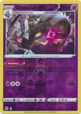 062/172 Dusknoir (Reverse Holo) / Stage 2 / Rare (Brilliant Stars) English card