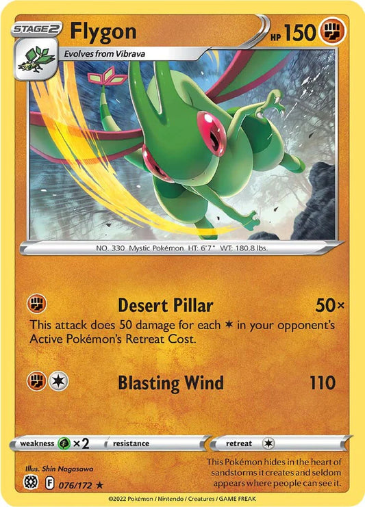 076/172 Flygon / Stage 2 / Rare (Brilliant Stars) English card