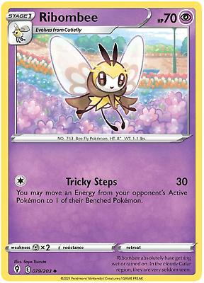 079/203 Ribombee / Stage 1 / Uncommon (Evolving Skies) English card