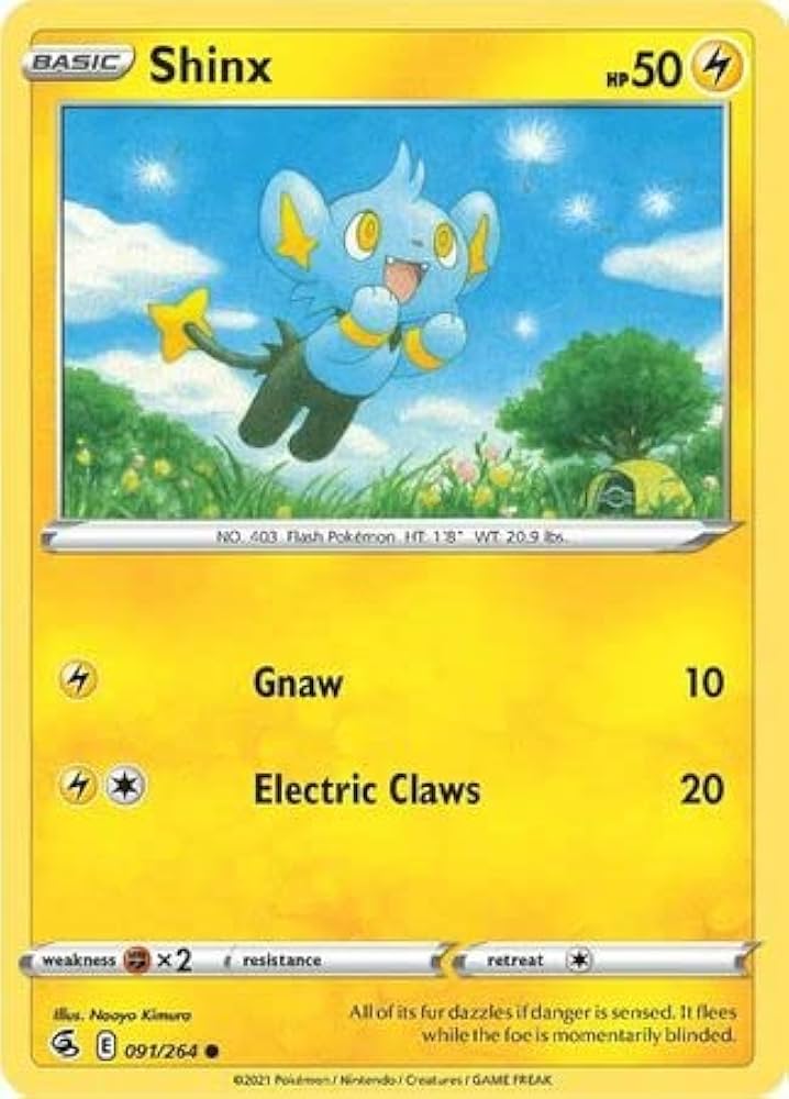 091/264 Shinx / Basic / Common (Fusion Strike) English card