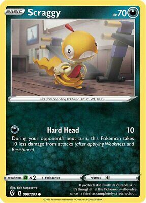 098/203 Scraggy / Basic / Common (Evolving Skies) English card