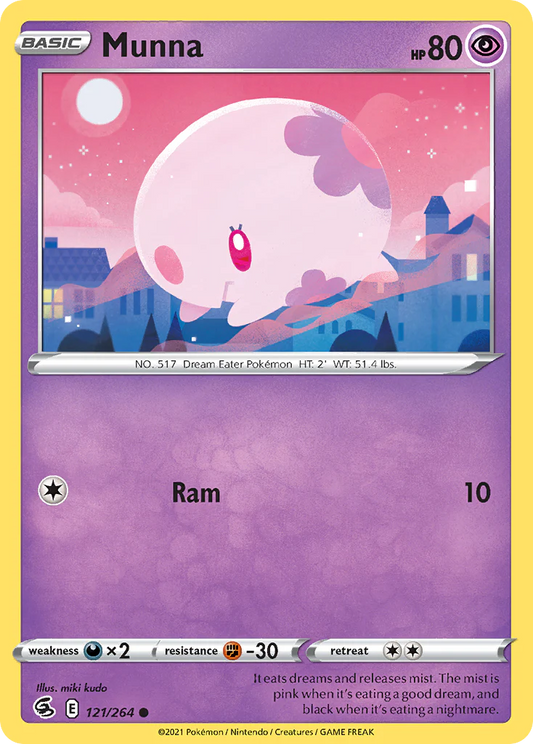 121/264 Munna / Basic / Common (Fusion Strike) English card