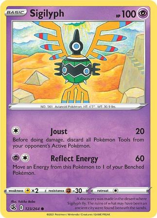 123/264 Sigilyph / Basic / Common (Fusion Strike) English card