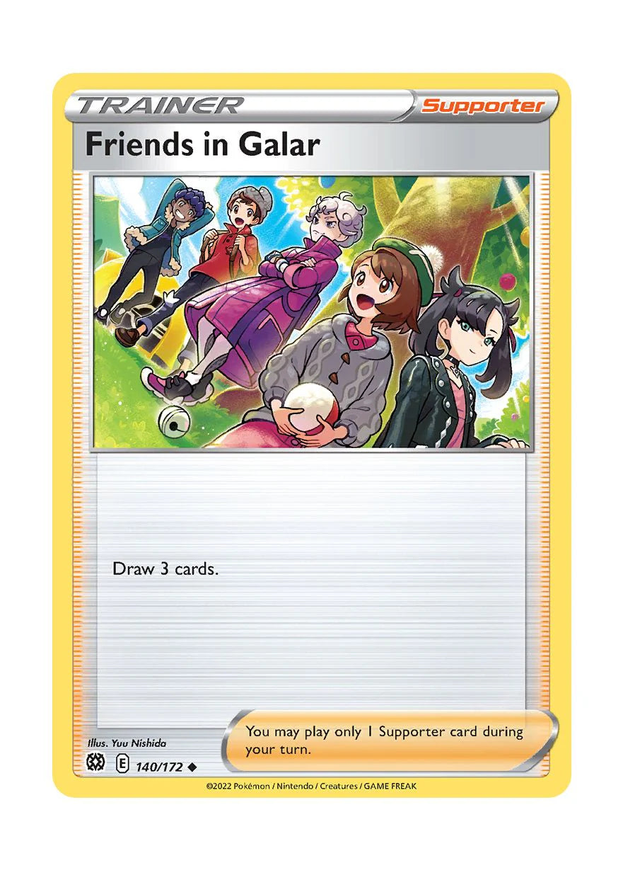 140/172 Friends in Galar / Supporter / Uncommon (Brilliant stars) English card