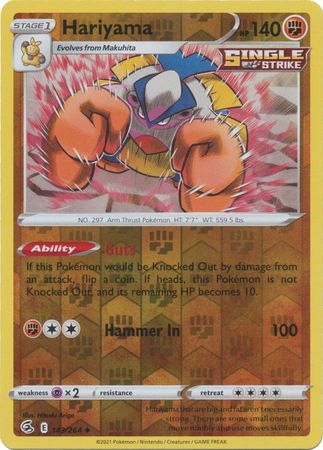 143/264 Hariyama (Reverse Holo) / Stage 1 / Uncommon (Fusion Strike) English card