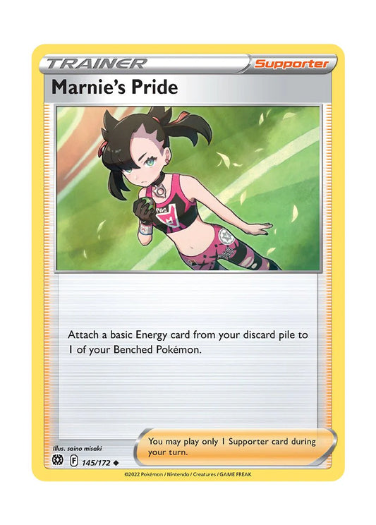 145/172 Marnie's Pride / Supporter / Uncommon (Brilliant Stars) English card