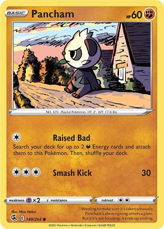 149/264 Pancham / Basic / Common (Fusion Strike) English card