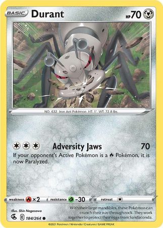 184/264 Durant / Basic / Common (Fusion Strike) English card