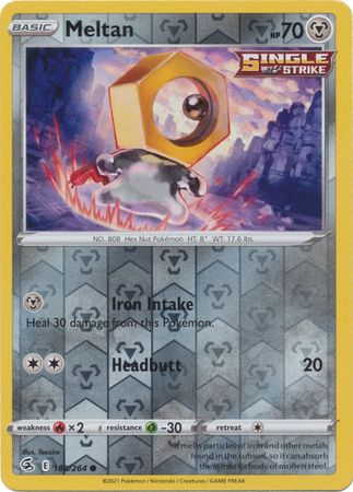 188/264 Meltan (Reverse Holo) / Basic / Common (Fusion Strike) English card