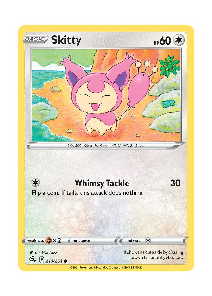 210/264 Skitty / Basic / Common (Fusion Strike) English card