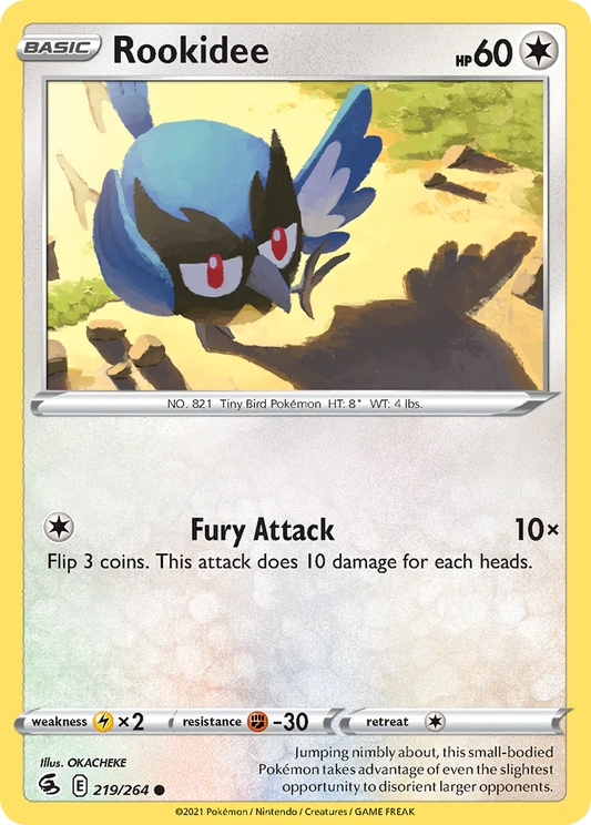 219/264 Rookidee / Basic / Common (Fusion Strike) English card