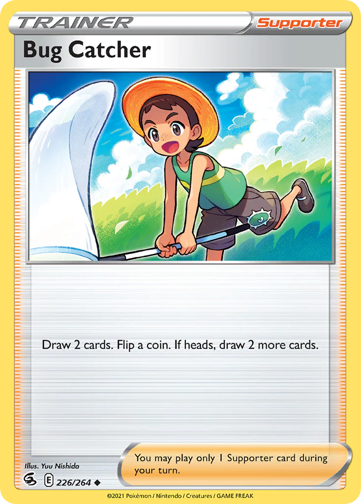 226/264 Trainer / Supporter / Bug Catcher / Uncommon (Fusion Strike) English card