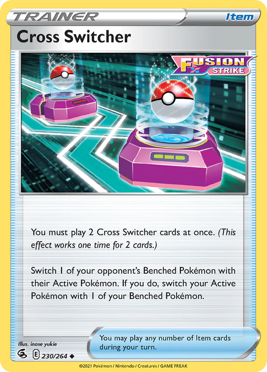 230/264 Trainer / Item / Cross Switcher / Uncommon (Fusion Strike) English card