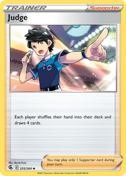 235/264 Trainer / Supporter / Judge / Uncommon (Fusion Strike) English card