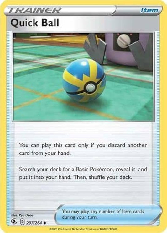 237/264 Trainer / Item / Quick Ball / Uncommon (Fusion Strike) English card