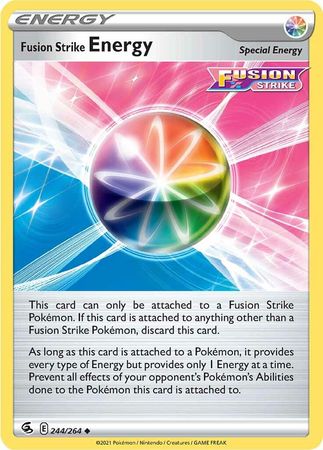 244/264 Energy / Special Energy / Fusion Strike Energy / Uncommon (Fusion Strike) English card